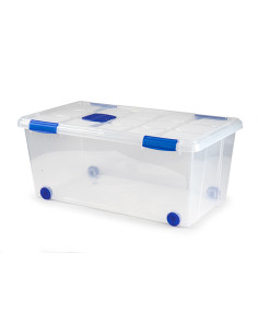 CAJA MULTIUSO C/RUEDA TRANSP 61 L 2