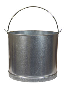 CUBO RECTO GALVANIZ S/TAPA 23X25 11 L 2