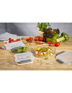 HERMETICOS PORTA ALIMENTOS VIDRIO SET-3 2