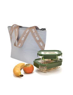 BOLSA PORTALIMENTOS GRIS 3,7 L 2