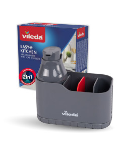 ORGANIZADOR FREGADERO C/DISPENSADOR JABON 2