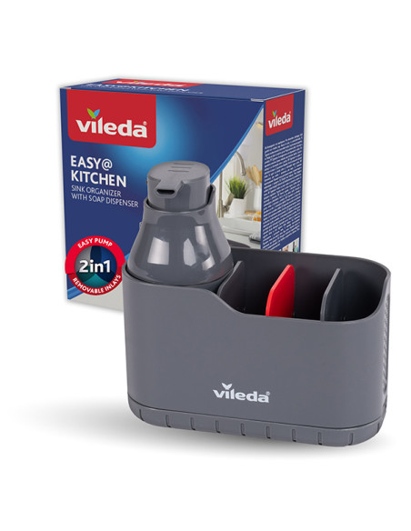 ORGANIZADOR FREGADERO C/DISPENSADOR JABON