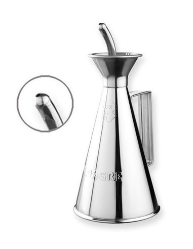 ACEITERA INOX ANTIGOTEO C/BOQU 1/4 L