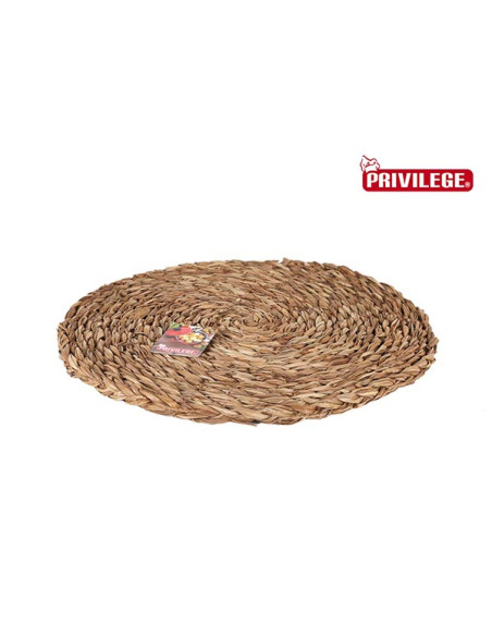 SALVAMANTEL REDONDO MIMBRE 35 CM