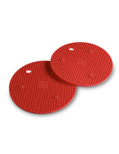 SALVAMANTEL SILICONA IMAN RED SET-2 2