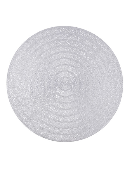 MANTEL INDIVIDUAL PLATA BUCLE HABITAT 38 CM