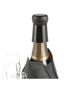 TAPON CHAMPAN PLASTICO NEGRO 2