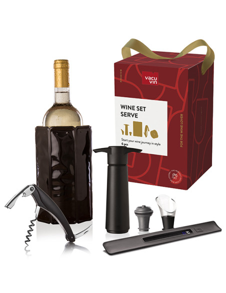 SET DE VINO SERVE 6 PZAS