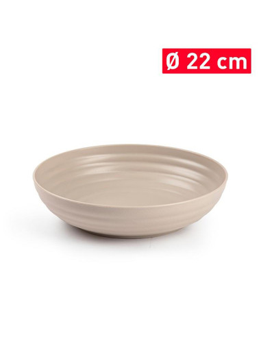 PLATO HONDO PP CLASSIC MARRON F18 JAR 22 CM