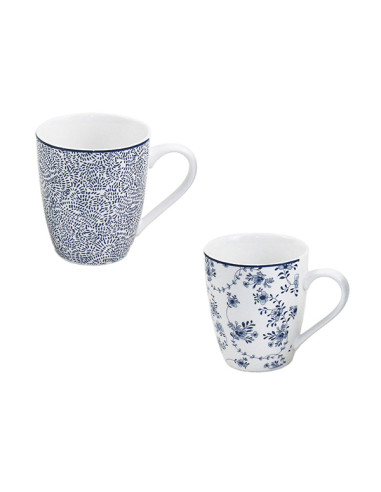 MUG PORCELANA ARMONIA AZUL