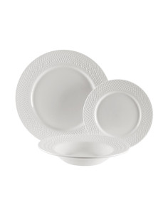 VAJILLA PORCELANA RELIEVE 18 PZ 2