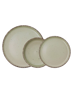 VAJILLA CERAMICA DUNA VERDE 12 PZ 2