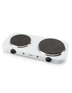 COCINA ELECTRICA DOBLE CON TERMOSTATO Y QUEMADOR 1000 W 2