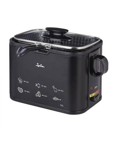FREIDORA NEGRA INOX 1,3L 1000W