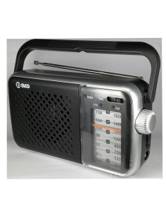 RADIO TRANSISTOR SOBRE MESA AM/FM RED/PILAS 2
