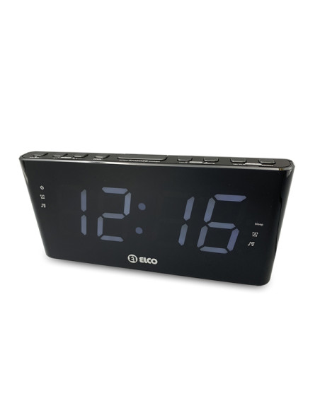 Elco – Radio reloj con proyector y doble alarma