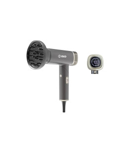 Secador de pelo de alto rendimiento con motor de 2 400 W, pantalla LCD 2
