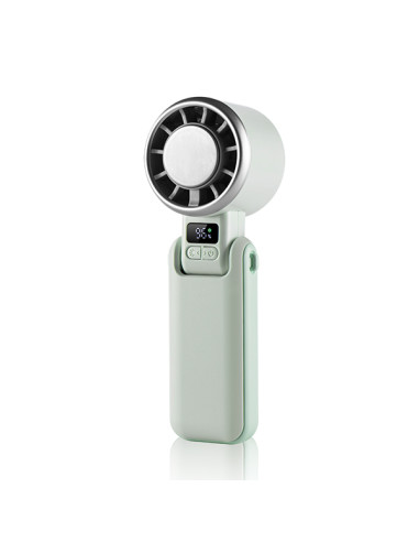 Ventilador mano recargable Ice Pro verde 5 vel