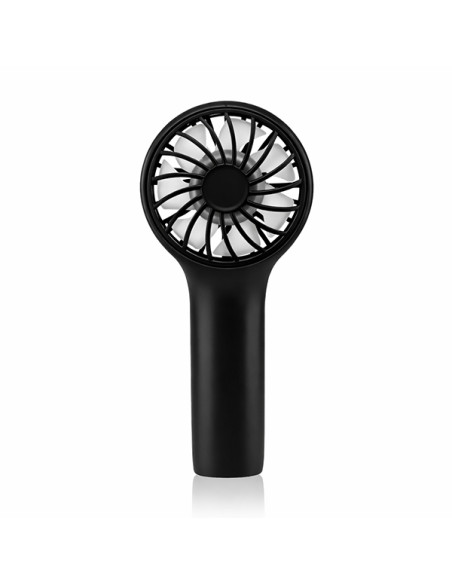 Ventilador mano recargable Travel negro 3 velocidades