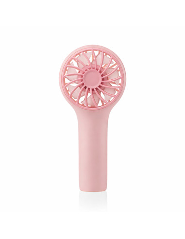 Ventilador mano recargable Travel rosa 3 velocidades