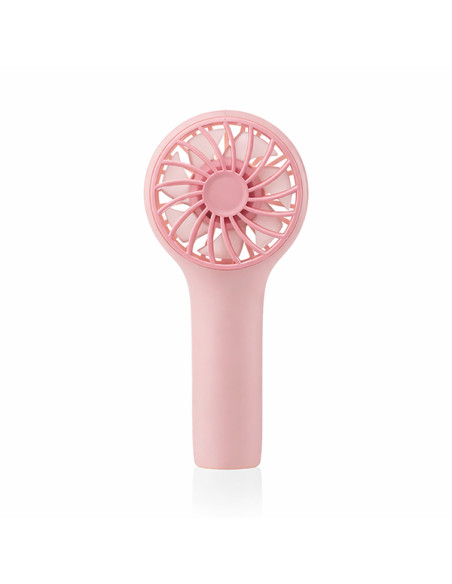 Ventilador mano recargable Travel rosa 3 velocidades