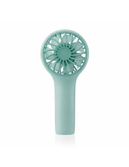 Ventilador mano recargable Travel verde 3 velocidades