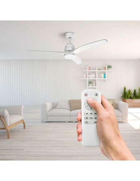 VENTILADOR TECHO NEPAL SILENCIOSO 3A BLANCO 40 W