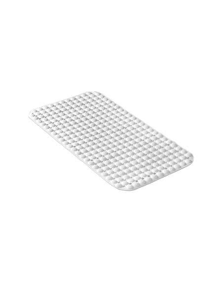 ALFOMBRA BAÑERA/DUCHA BLANCA 68X37 CM
