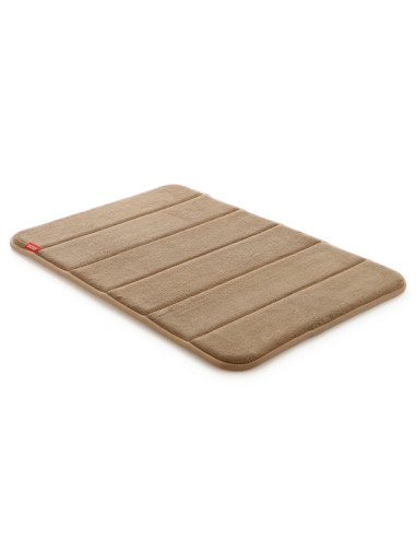 ALFOMBRA BAÑO MICROFIBRA BEIGE 60X40 CM