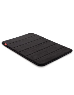 ALFOMBRA BAÑO MICROFIBRA NEGR 60X40 CM 2