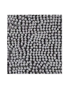ALFOMBRA BAÑO POLIESTER 100% GRIS CLARO 2