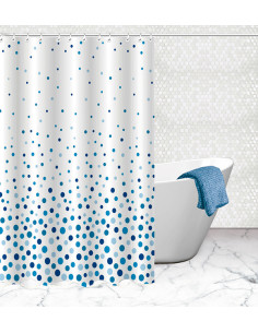 CORTINA BAÑO POLIESTER ETER 200X200 CM 2