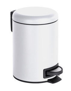 CUBO BAÑO PEDAL BLANCO LEMAN 3 L 2