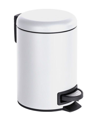 CUBO BAÑO PEDAL BLANCO LEMAN 3 L