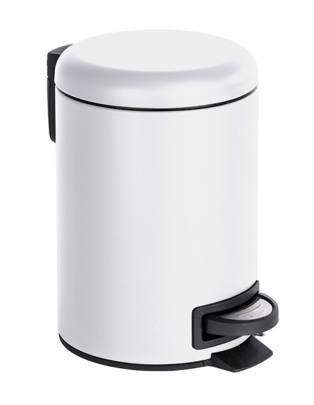 CUBO BAÑO PEDAL BLANCO LEMAN 3 L