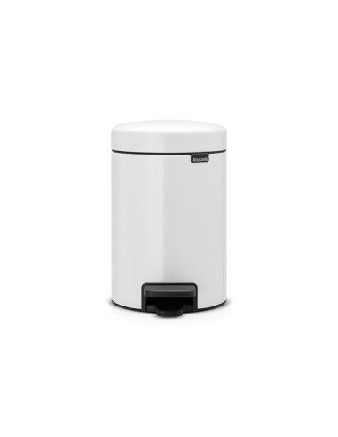 CUBO BAÑO PEDAL BLANCO NEWICON 3 L