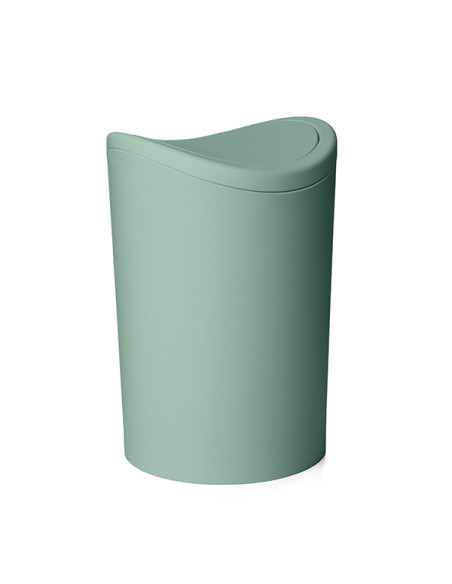 CUBO BAÑO BASCULANTE VERDE GRANITO 6 L