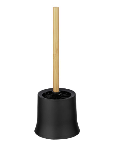 ESCOBILLERO BASIC BAMBU-NEGRO 14X38X14CM