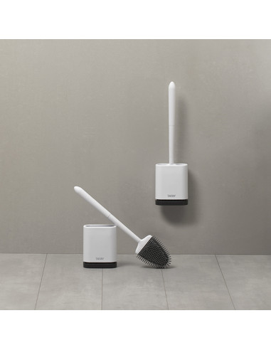 ESCOBILLERO WC TPE / BLANCO