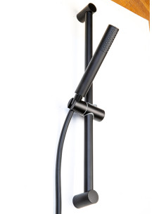 COLUMNA DUCHA REDOND NEGR 70 CM 2