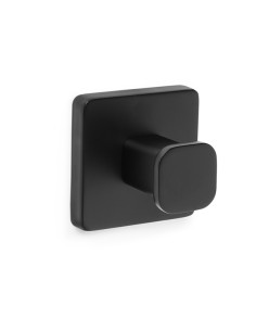 PERCHA BAÑO NERO NEGRO MATE 2
