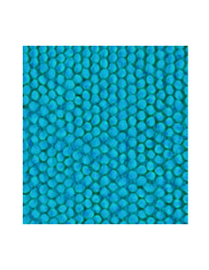 ALFOMBRA BAÑO POLIESTER 100% TURQUESA