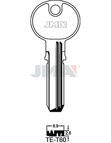 LLAVE EN BRUTO LATON SEGUR