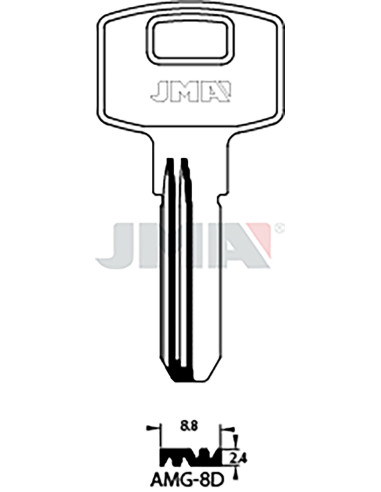 LLAVE EN BRUTO ALPACA SEGUR