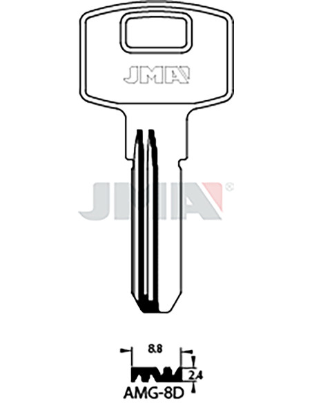 LLAVE EN BRUTO ALPACA SEGUR
