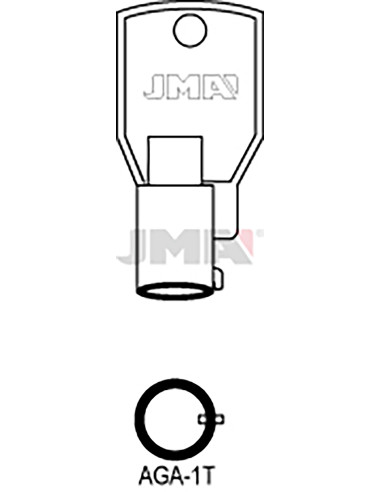LLAVE EN BRUTO TUBULAR AGA-1T