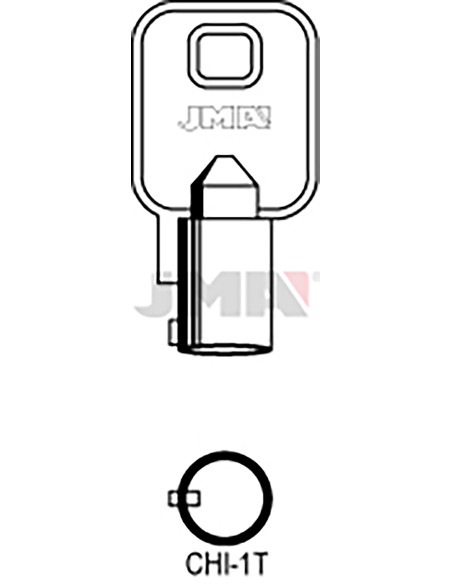 LLAVE EN BRUTO TUBULAR SEGURIDAD CHI-1T