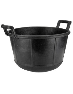 CUBO CAUCHO CARBONERA NEGRO 30 L 2