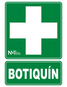 SEÑAL BOTIQUIN PVC CLASE B 320X160MM 2