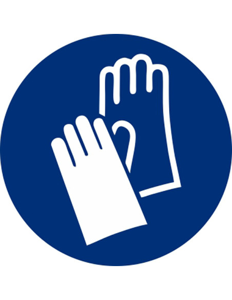 ADH CIRCULAR OBLIGATORIO GUANTES 9 CM